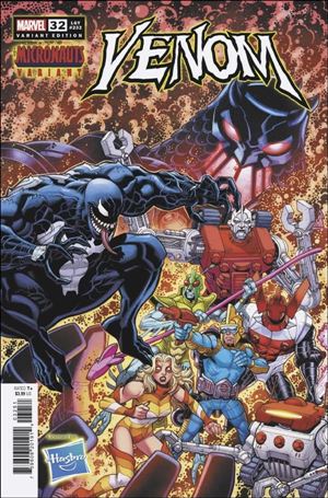 Venom (2022) issue 32-C Nick Bradshaw Micronauts Cover