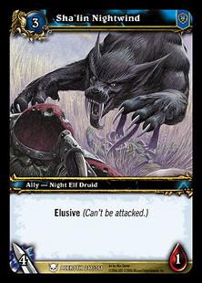 World of Warcraft: Heroes of Azeroth (Base Set) card 217 Sha'lin Nightwind