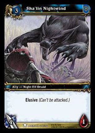 World of Warcraft: Heroes of Azeroth (Base Set) card 217 Sha'lin Nightwind