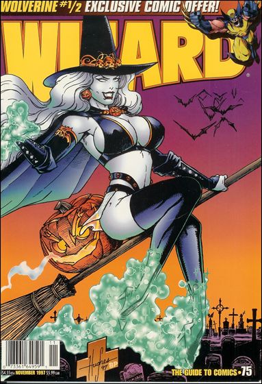 Wizard: The Guide to Comics issue 75-B Stephen Hughes Lady Death Cover