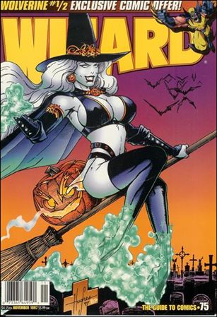 Wizard: The Guide to Comics issue 75-B Stephen Hughes Lady Death Cover