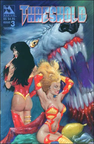 Threshold (1998) issue 3-D Ravening Cover