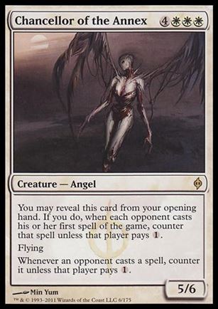 Magic the Gathering: New Phyrexia card 6 Chancellor of the Annex