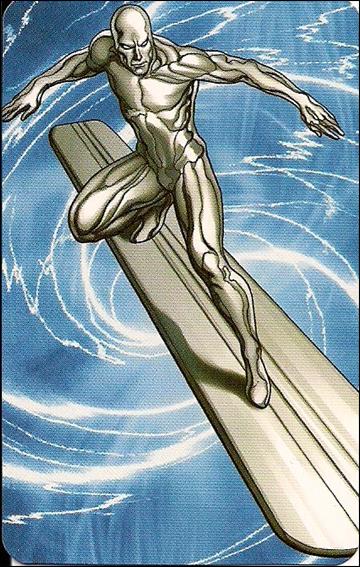Marvel Universe: Series 1 (Promo) card 003 Silver Surfer