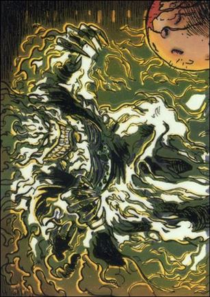 Evil Ernie Series II Chromium: Glow in the Dark (Base Set) card 16 Relentless Onslaught