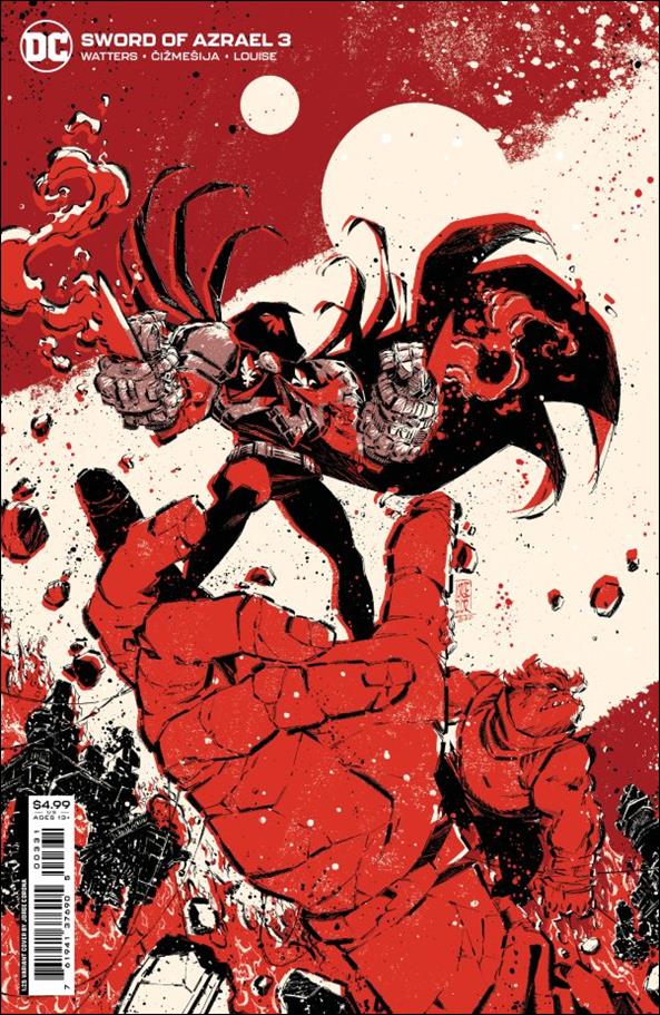 Sword of Azrael issue 3-C Jorge Corona 1:25 Cardstock Cover
