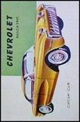 World on Wheels (Base Set) card 172-B Chevrolet Biscayne Dream Car (Blue Back)