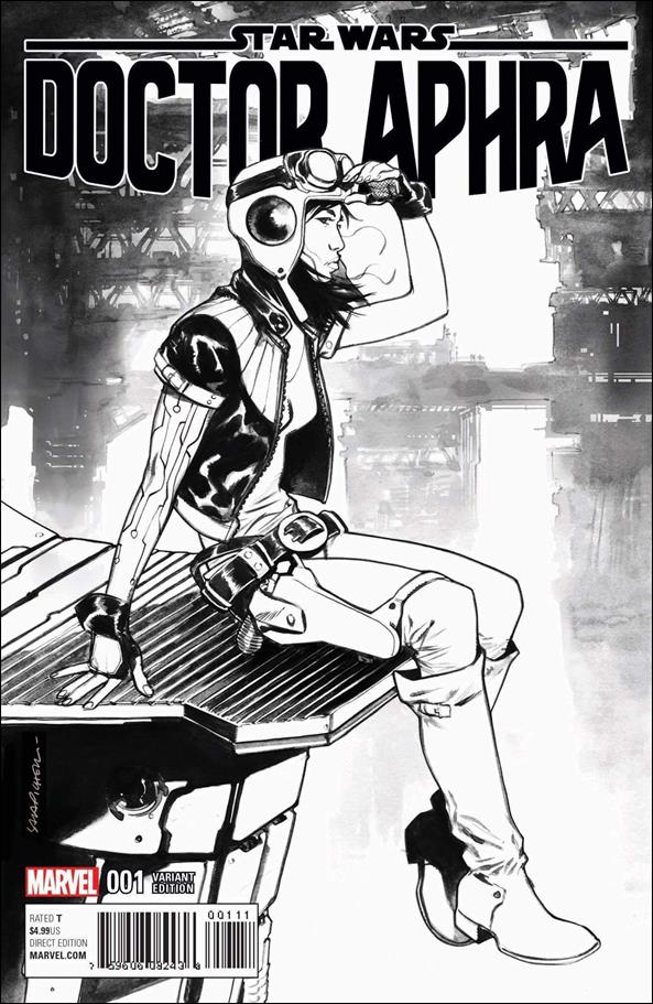 Doctor Aphra issue 1-J Sara Pichelli 3-Store B&W Cover 1/1500