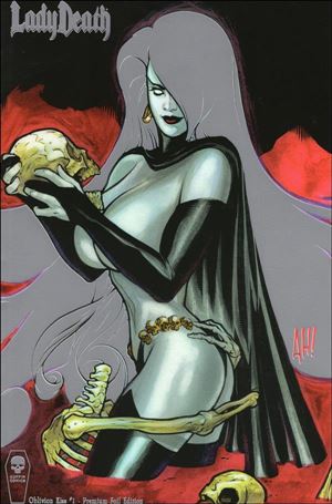 Lady Death: Oblivion Kiss (2016) issue 1-C Adam Hughes Premium Foil Cover