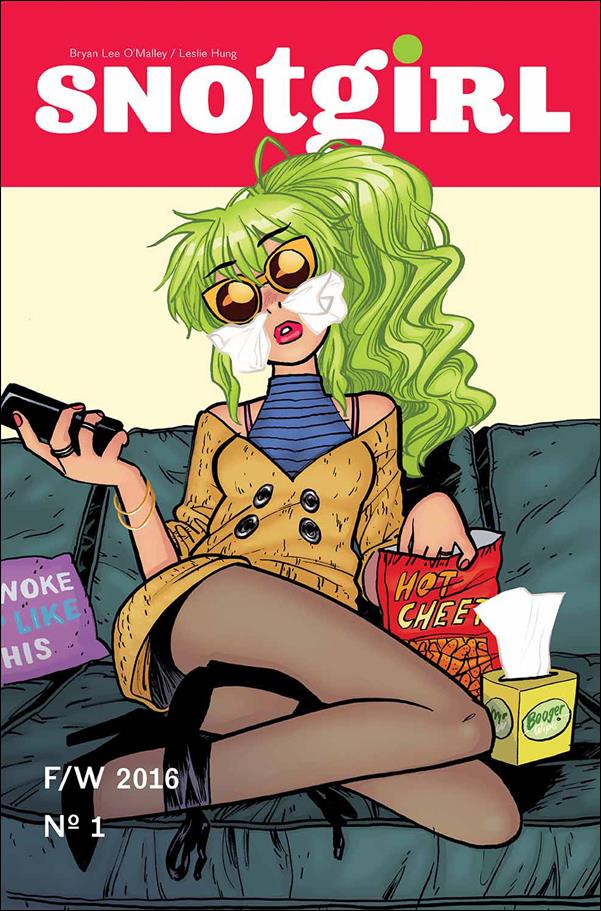 Snotgirl issue 1-B Bryan Lee O'Malley Cover