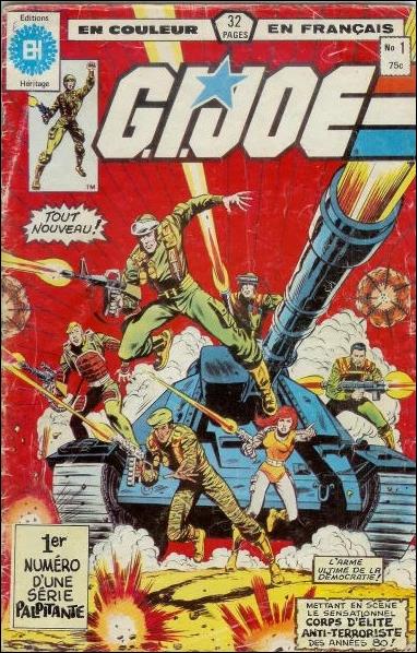 G.I. Joe: A Real American Hero issue 1-C French-Canadian Price Cover