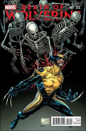 Death of Wolverine issue 1-G Joe Quesada 1:100 Cover