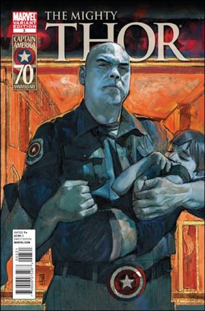 Mighty Thor (2011) issue 3-B Alex Maleev 1:20 "I Am Captain America" Cover