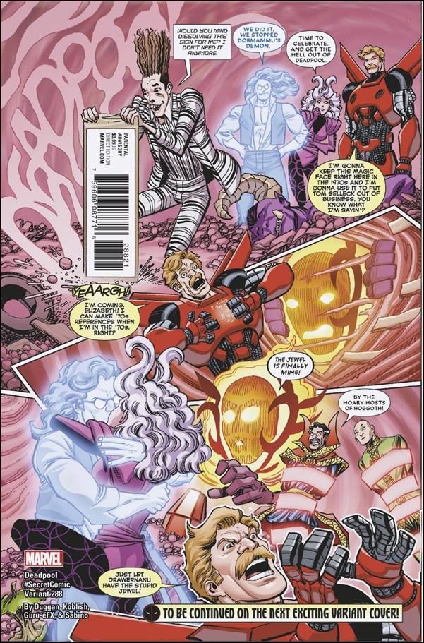 Despicable Deadpool issue 288-B Scott Koblish Secret Cover