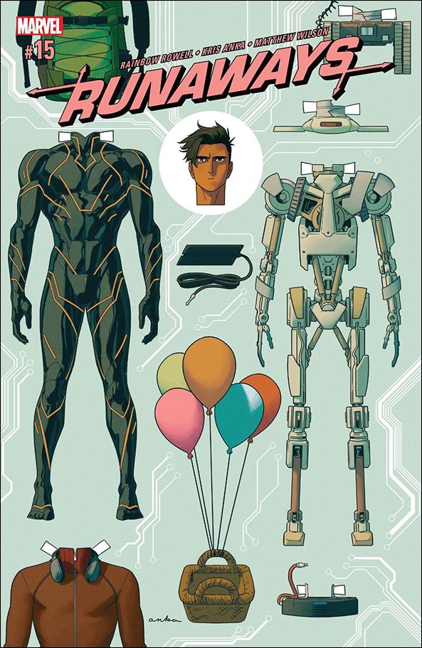 Runaways (2017) issue 15 Kris Anka Cover