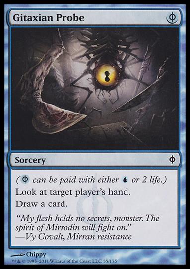 Magic the Gathering: New Phyrexia card 35 Gitaxian Probe
