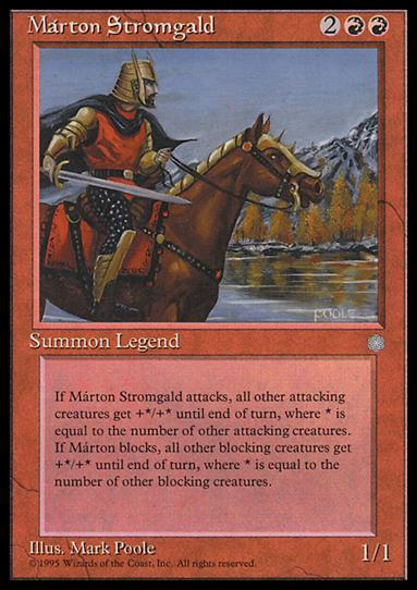 Magic the Gathering: Ice Age (Base Set) card 199 Márton Stromgald