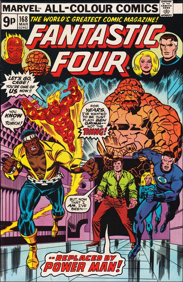 Fantastic Four (1961) issue 168-B UK Price Cover