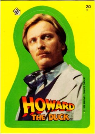 Howard the Duck (Movie) (Sticker Subset) card 20