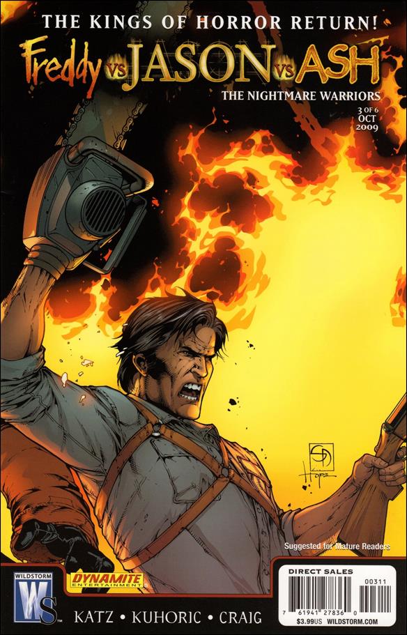 Freddy vs Jason vs Ash (of Army of Darkness): The Nightmare Warriors issue 3