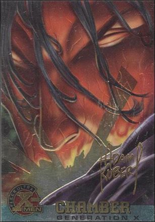1996 Fleer Ultra X-Men All Chromium (Gold Signature Parallel Base Set) card 30 Chamber