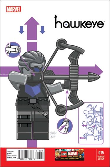 Hawkeye (2012) issue 15-B Leonel Castellini 1:25 LEGO Cover