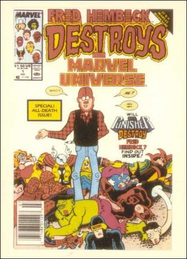 Marvel 1st Covers Series II (Base Set) card 60 Fred Hembeck Destroys The Marvel Universe