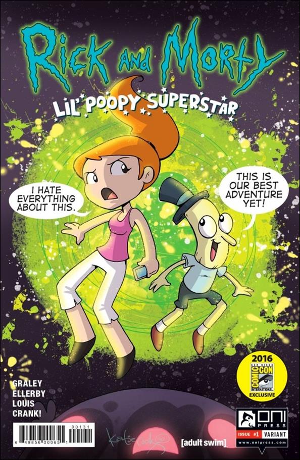 Rick and Morty: Lil' Poopy Superstar issue 1-C Katie Cook San Diego Comic-Con Cover
