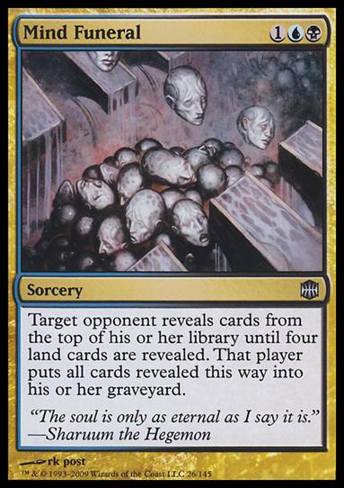 Magic The Gathering: Alara Reborn (Base Set) card 26 Mind Funeral