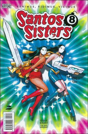 Santos Sisters issue 8-B Tit-Dye Cover