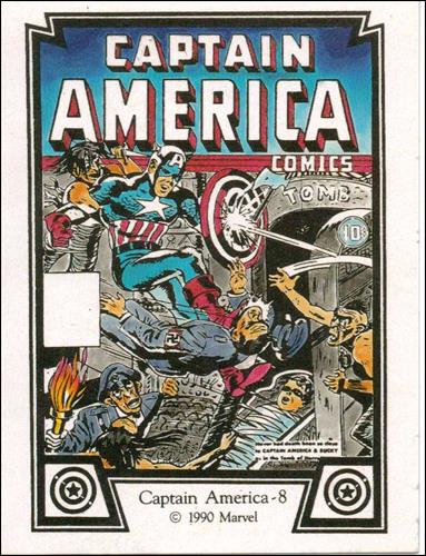 Captain America (Base Set) card 8 Captain America 8
