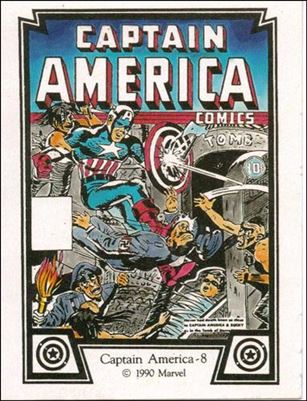 Captain America (Base Set) card 8 Captain America 8