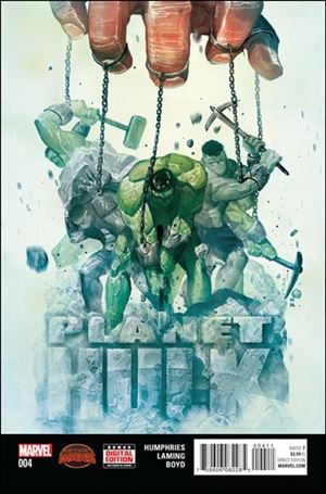 Planet Hulk issue 4 Michael Del Mundo Cover