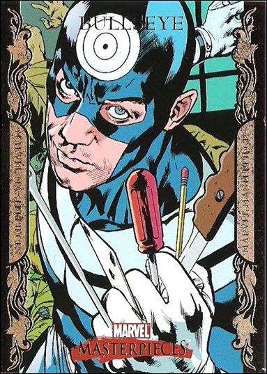2007 Marvel Masterpieces (Parallel Gold Border Base Set) card 14 Bullseye