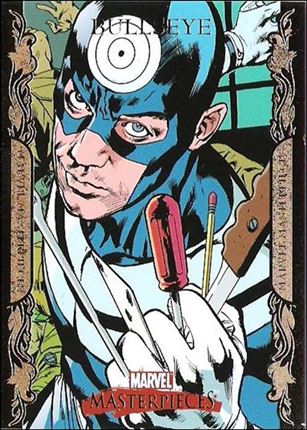 2007 Marvel Masterpieces (Parallel Gold Border Base Set) card 14 Bullseye