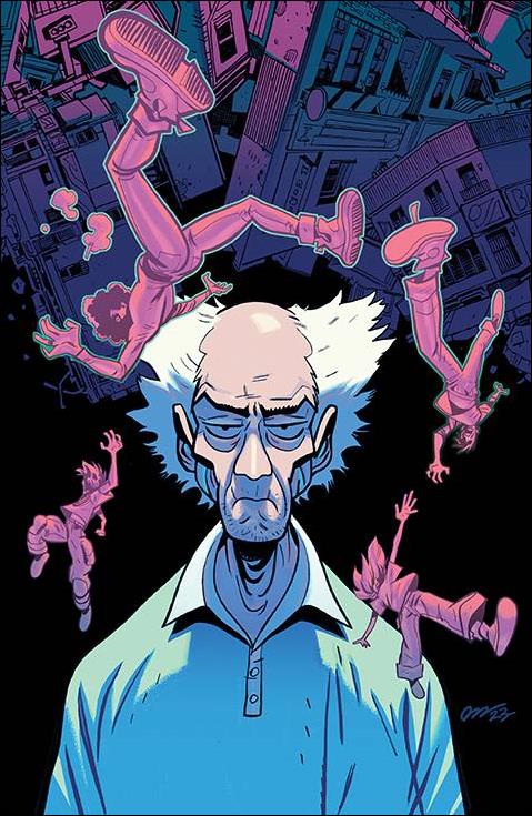 Displaced issue 4-D Dylan Burnett 1:20 Cover