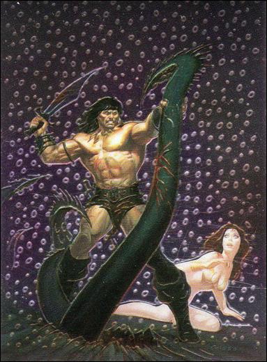 Conan III (Base Set) card 9 Savage Sword #178 