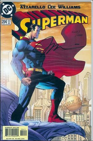 Superman (1987) issue 204-C Dynamic Forces (Signed by Jim Lee) 1/4000