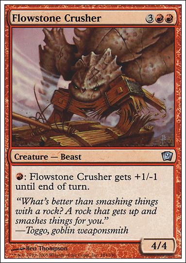 Magic the Gathering: 9th Edition (Base Set) card 184 Flowstone Crusher