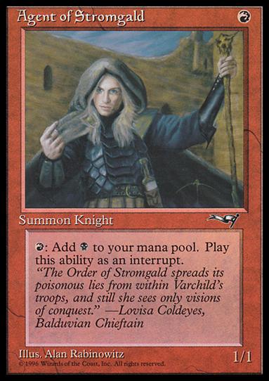 Magic the Gathering: Alliances (Base Set) card 64 Agent of Stromgald