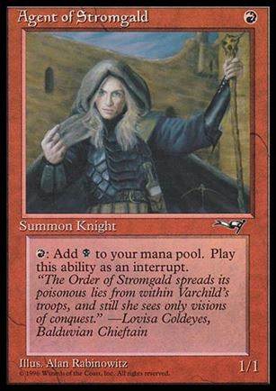 Magic the Gathering: Alliances (Base Set) card 64 Agent of Stromgald