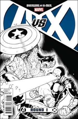 Avengers vs X-Men issue 1-D Ryan Stegman 1:200 Sketch Cover
