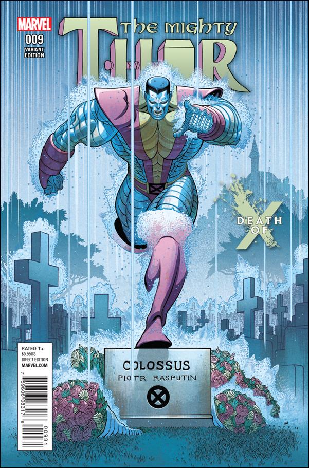 Mighty Thor (2016) issue 9-B Aaron Kuder Death of X Cover