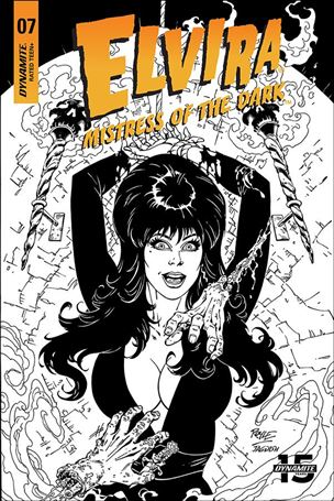 Elvira, Mistress of the Dark (2018) issue 7-F John Royle 1:20 Black & White Cover