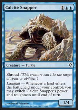 Magic the Gathering: Worldwake (Base Set) card 25 Calcite Snapper