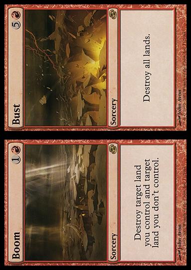 Magic the Gathering: Planar Chaos (Base Set) card 112 Boom//Bust