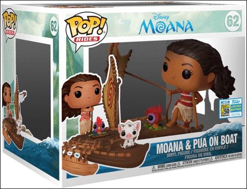 POP! Rides figure 62 Moana & Pua on Boat SDCC 2019