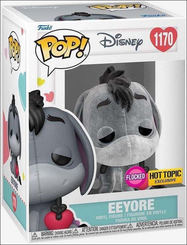 POP! Disney figure 1170 Eeyore (Flocked) Hot Topic Exclusive