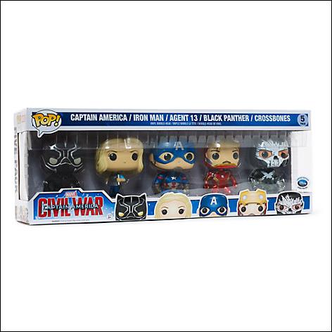 POP! Marvel Multi-Packs figure nn4 Civil War 5-Pack (Disney Store UK Exclusive)