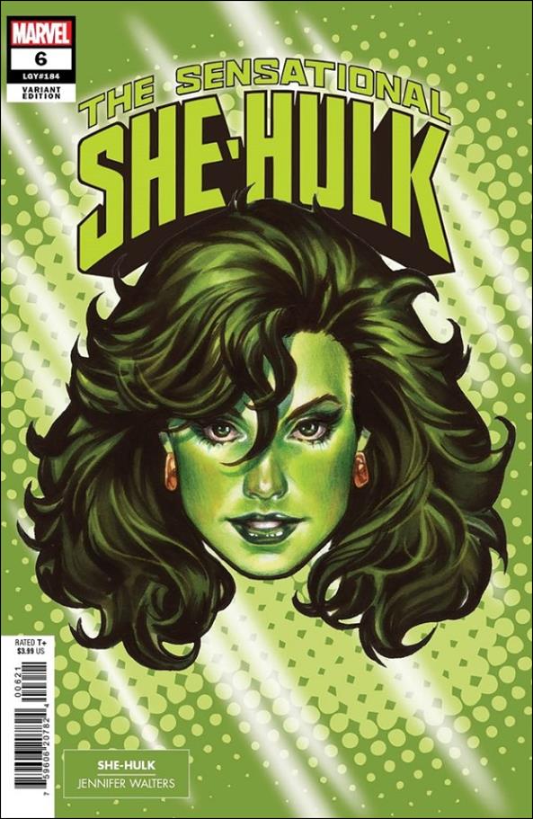 Sensational She-Hulk (2023) issue 6-C Mark Brooks Headshot Cover
